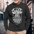 Joel First Name Name Last Name Joel Langarmshirts Geschenke für alte Männer