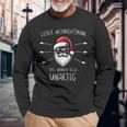 Lustiges Weihnachtsmann Waren Alle Unartig Christmas Langarmshirts Geschenke für alte Männer