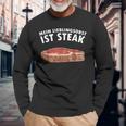 Mein Lieblingsobst Ist Steak Butcher Langarmshirts Geschenke für alte Männer