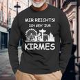 Mir Reicht's Ich Geh Zur Kirmes Retro Saying Langarmshirts Geschenke für alte Männer