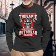 Motorrad Superbike Chopper Therapie Langarmshirts Geschenke für alte Männer