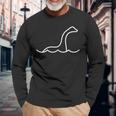 Nessie Loch Ness Monster Langarmshirts Geschenke für alte Männer