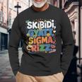 Ohio Skibidi Gyatt Sigma Rizz Langarmshirts Geschenke für alte Männer