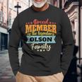 Olson Nachname Olson Langarmshirts Geschenke für alte Männer