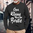 Opa Klaus Ist Der Beste S Langarmshirts Geschenke für alte Männer