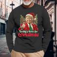 Papa Ist Zu Weihnachten Zu Hause Trump Langarmshirts Geschenke für alte Männer