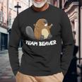 Rodent Team Beaver Team Beaver Cool Flannelette Langarmshirts Geschenke für alte Männer