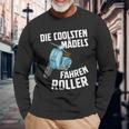 Scooter For Scooter Rider Scooter Langarmshirts Geschenke für alte Männer