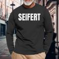 Seifert Nachname Familie Team Ehe Familienfeier Langarmshirts Geschenke für alte Männer