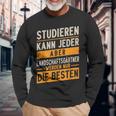 Studieren Kann Jeder Gärtner Landschaftsgärtner Langarmshirts Geschenke für alte Männer