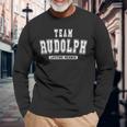 Team Rudolph Lifetime Member Family Last Name Langarmshirts Geschenke für alte Männer