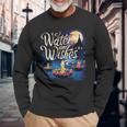 Thailand Celebrate Light Lantern Festival Long Sleeve T-Shirt Gifts for Old Men