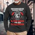 Underschätze Niemal Einen Alten Mann Fire Brigade Grandfather Langarmshirts Geschenke für alte Männer