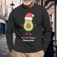 Vegan Christmas Avocado Xmas Christmas egan Langarmshirts Geschenke für alte Männer