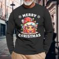 Weihnachtsmütze Weihnachten Lichterkette Einsiedlerkrebs Langarmshirts Geschenke für alte Männer