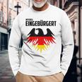 Einbürgert Team Deutschland Einbürgerung Langarmshirts Geschenke für alte Männer