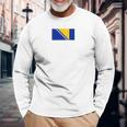 Kadric Bosnia Flag Surname Crest Emblem Crest Langarmshirts Geschenke für alte Männer