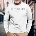 Klitmøller Klitmöller North Jutland Denmark North Sea Gray Langarmshirts Geschenke für alte Männer