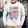 Lama Lama Pyjamas Alpaca Sleep Langarmshirts Geschenke für alte Männer