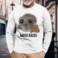 Muss Kacki Sad Hamster Meme Aus Dem Weg Muss Kacken Kaka Langarmshirts Geschenke für alte Männer