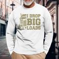 Truck Trucker Driver Big Rig Semi-Trailer Dad Long Sleeve T-Shirt Gifts for Old Men