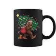 Bigfoot Santa Christmas Tree Lights Xmas Boys Sasquatch Coffee Mug