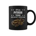 Damen Ist So Ein Python Ding Lustiger Spruch Pythons Mit-Ausschnitt Tassen