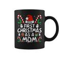 First Christmas As A Mom 2024 Family Matching 1St New Mom Coffee Mug
