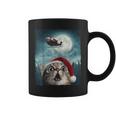 Cat Selfie Santa Moon Xmas Christmas Coffee Mug