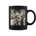 Santa Claus Ufo Abduction Christmas Sleigh Reindeer Coffee Mug