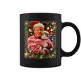 Trump Christmas Sweater For Cat Lovers Coffee Mug