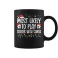 Most Likely To Play Soccer With Santa Christmas Boys Coffee Mug