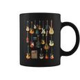 Love Guitar Different Guitars Music Lover Guitars Coffee Mug