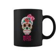 Mrs Sugar -Intage Avec Tête De Mort Dia De Los Muertos Mariée Tasse