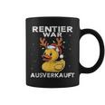 Reindeer Was Ausverkauft Elk Saying Christmas Tassen