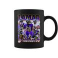 Retro Lamar Jackson Vintage Lover Graphic 90S Coffee Mug