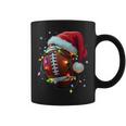 Santa Sports Christmas Football Player For Boys Coffee Mug