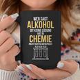 Alcohol Is A Solution Chemist Scientist Tassen Lustige Geschenke