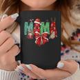 Christmas Mama Coquette Bow Mama Claus Christmas Tree Cake Coffee Mug Personalized Gifts