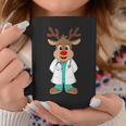 Christmas Nurse Reindeer Scrubs Uniform Tassen Lustige Geschenke