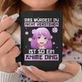 Damen Das Würdest Du Nichterstehen Ist So Ein Anime Ding Mit-Ausschnitt Tassen Lustige Geschenke