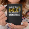 Damenorname Amelie Name Namenstag Spruch Das Ist Ein Amelie Ding Mit-Ausschnitt Tassen Lustige Geschenke