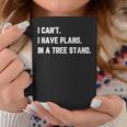 Hunting I Have Plans Tree Stand Hunter Coffee Mug Personalized Gifts