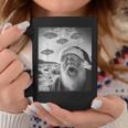 Santa Claus Selfie With Ufos Weird Christmas 2024 Coffee Mug Funny Gifts