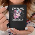 Unicorn Meme Based Ich Hasse Menschen Tassen Lustige Geschenke