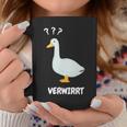 Ganserwirrt Lustiges Gänse Goose Meme Wortspiel Tassen Lustige Geschenke