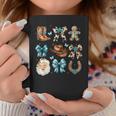 Howdy Christmas Coquette Bow Santa Cowboy Western Christmas Coffee Mug Personalized Gifts