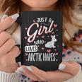 Just A Girl Who Loves Arctic Hares Graphic Print Coffee Mug Unique Gifts