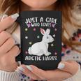 Just A Girl Who Loves Arctic Hares Cute Arctic Hare Lover Graphic Print Coffee Mug Unique Gifts