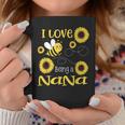 I Love Being A Nana Sunflower Bee Lover Coffee Mug Personalized Gifts